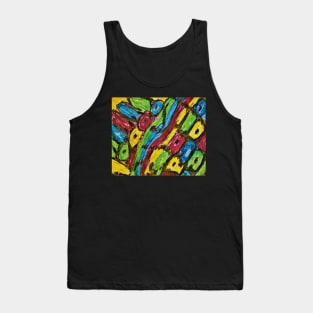 Stocksom Segmented Colour Tank Top